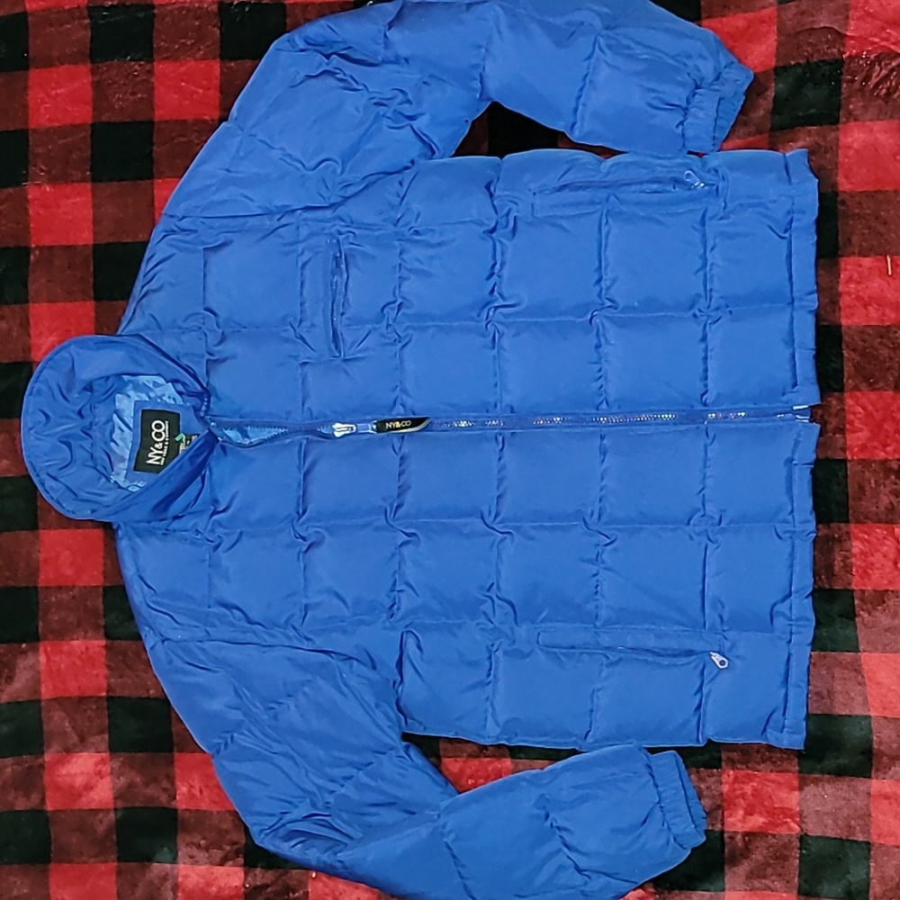 Vintage. NY & CO. Puffer Jacket. Full-zip.  Like-new. Size L